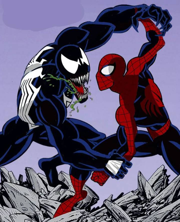 Venom vs. Spider-Man by cute-furry-animals on DeviantArt