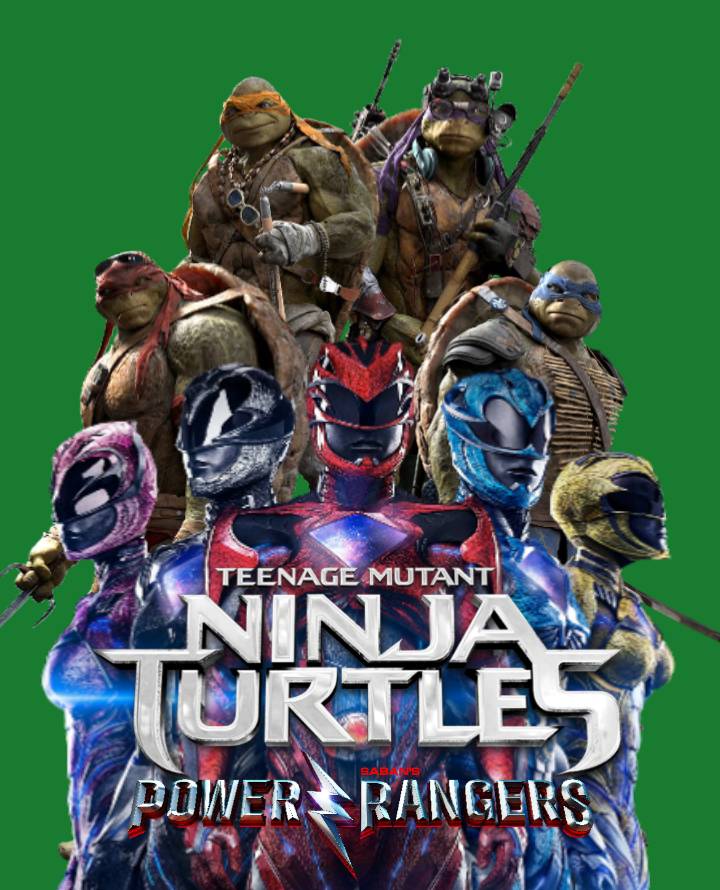 Power Rangers(2017) and TMNT(2014) Crossover by NutBugs2211 on