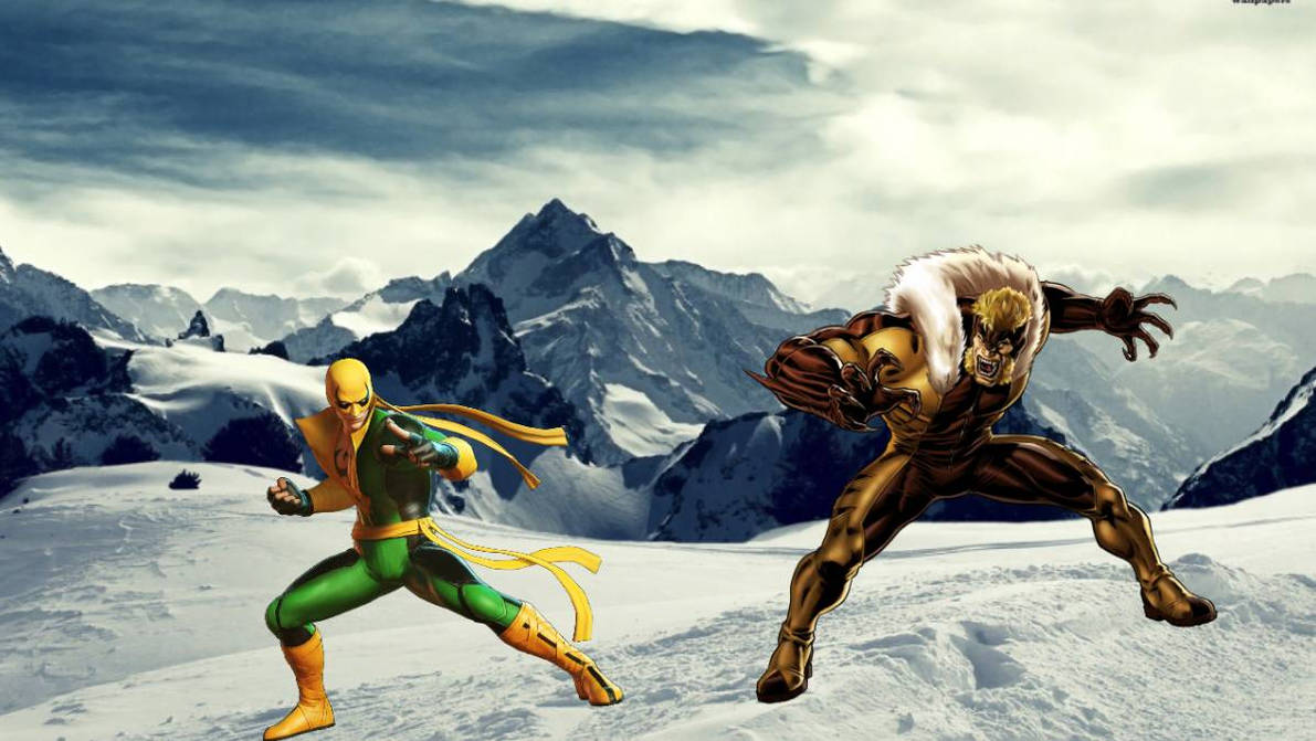 Iron Fist vs Sabertooth by NutBugs2211 on DeviantArt