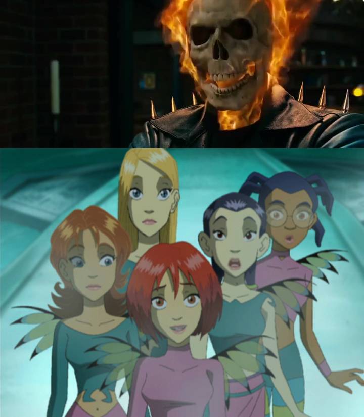 W.I.T.C.H. Team Meets Ghost Rider(2007) by NutBugs2211 on DeviantArt