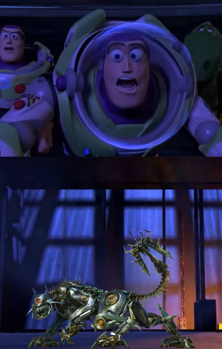 The Toy Story Gang Meets Ravage(Bayverse) by NutBugs2211 on DeviantArt