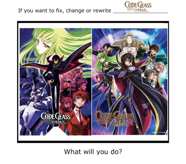 Code Geass R1 Poster Fix, Change or Rewrite Code Geass R1 and R2 by NutBugs2211 on DeviantArt