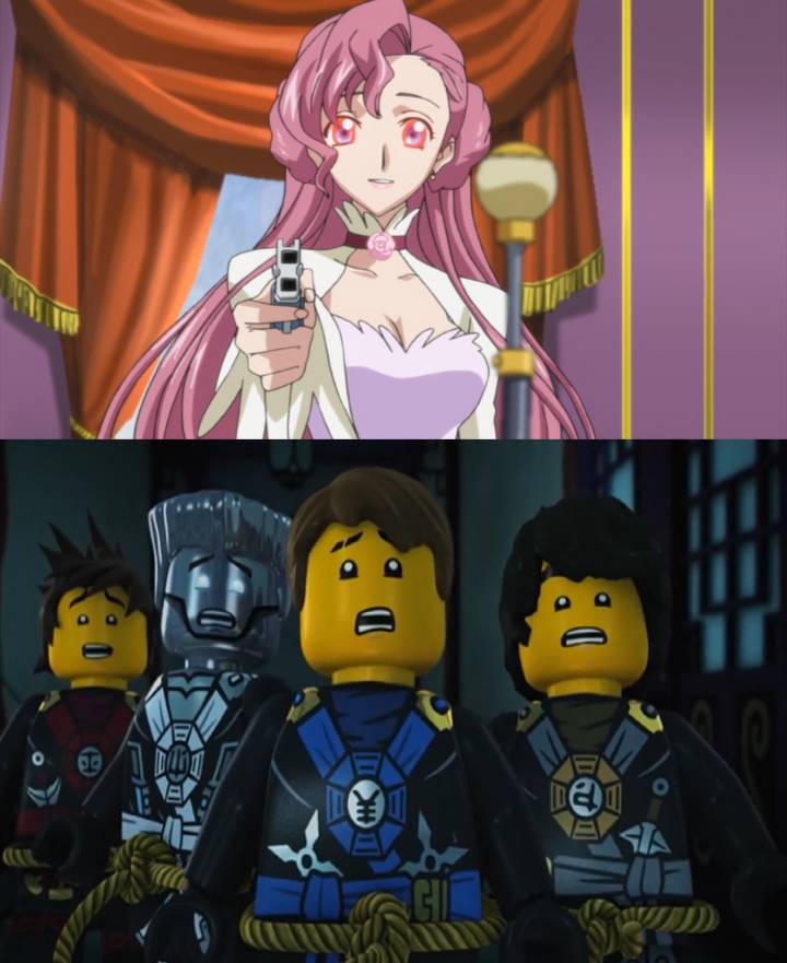 Scared Ninja Ninjago Ninjas Scared of Geassed Euphemia by NutBugs2211 on DeviantArt