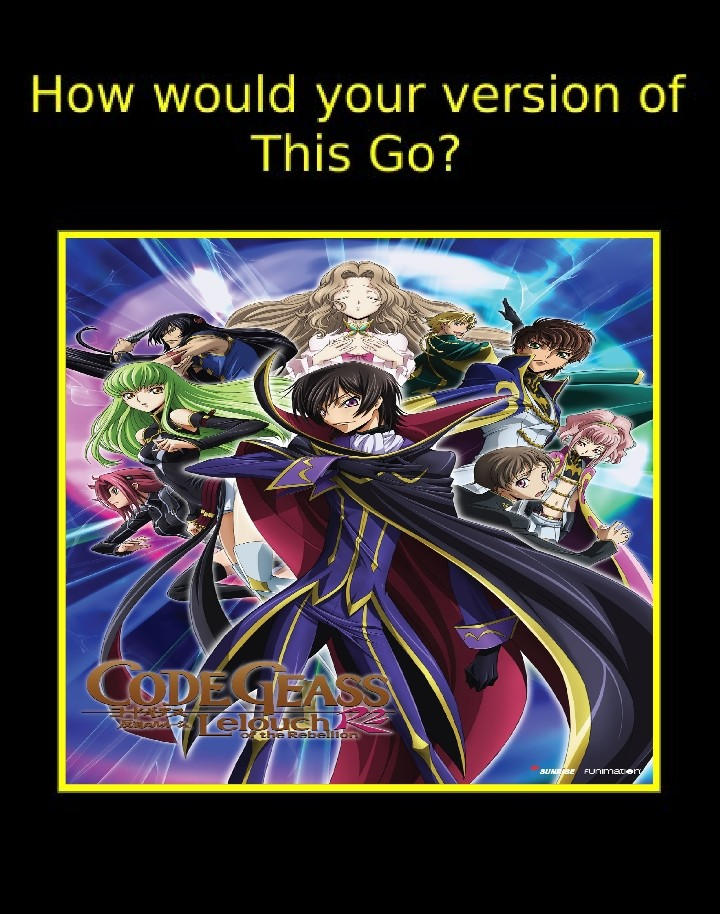 How would vour version of Code Geass R2 go? by NutBugs2211 on DeviantArt