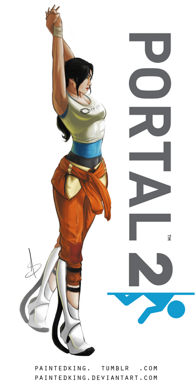Chell - Portal 2 by asphillipsart on DeviantArt