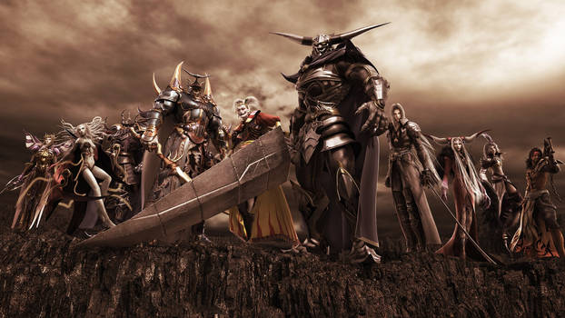 FF Dissidia-Chaos Villians