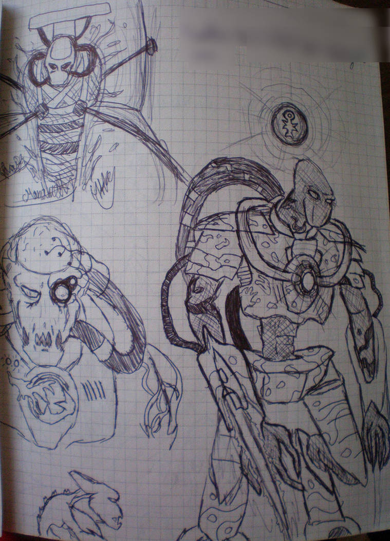Protoss sketches by Haky87 on DeviantArt