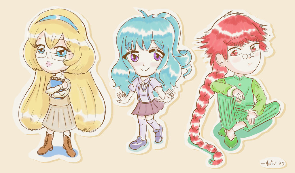 Chibi stickers by TheXIIIlegion on DeviantArt