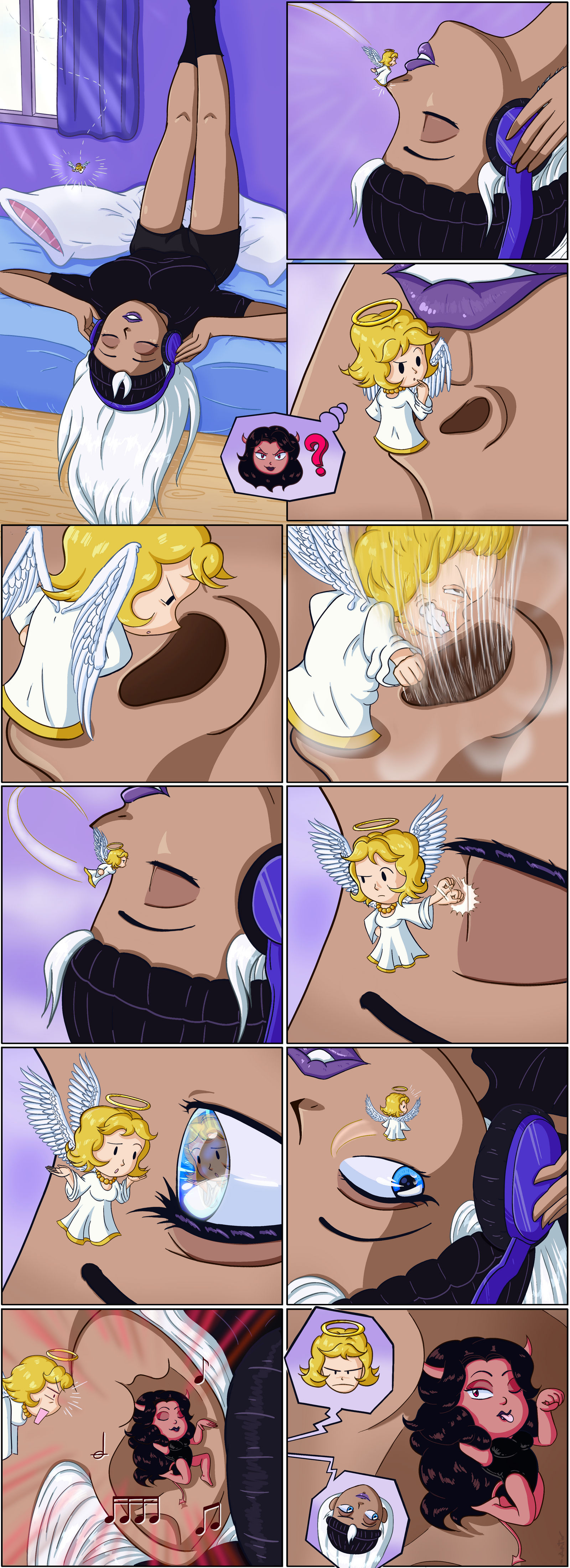 Speak of the Devil... (Shoulder Pain fancomic)