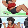 Jackie and Riko's training