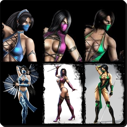 3 Girls: Mileena, Kitana and Jade 001