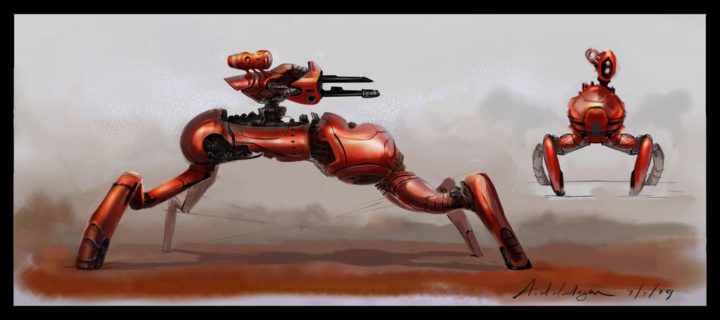 Walkerbot 01 by sweetcorn on DeviantArt