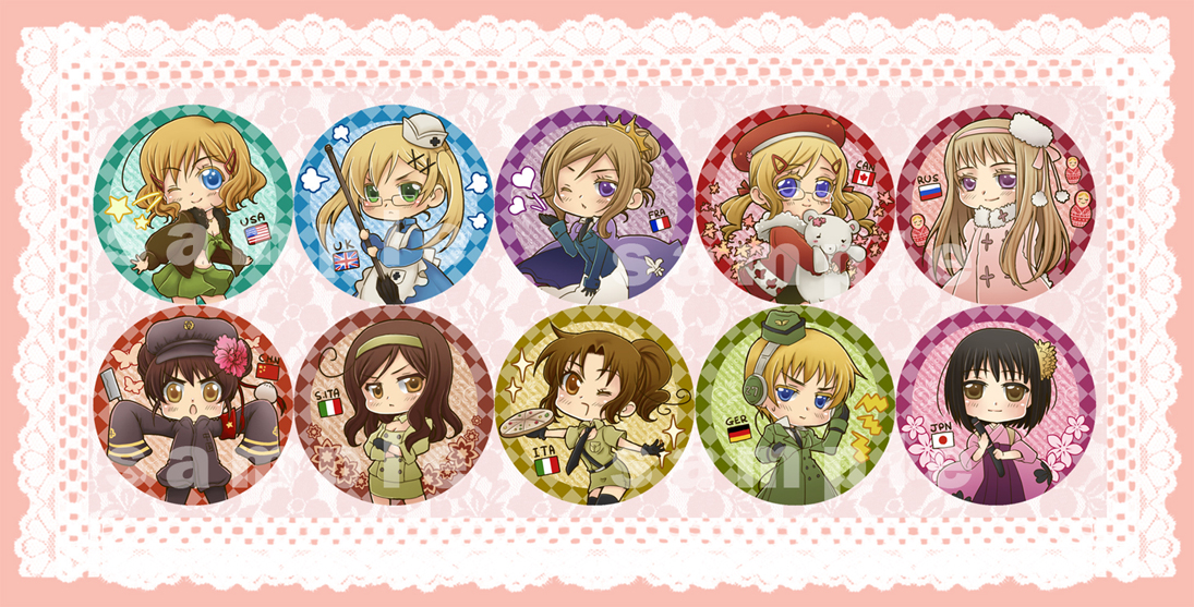 APH - Nyotalia Badges