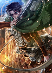 Attack on Titan - Levi Heichou by mandachan