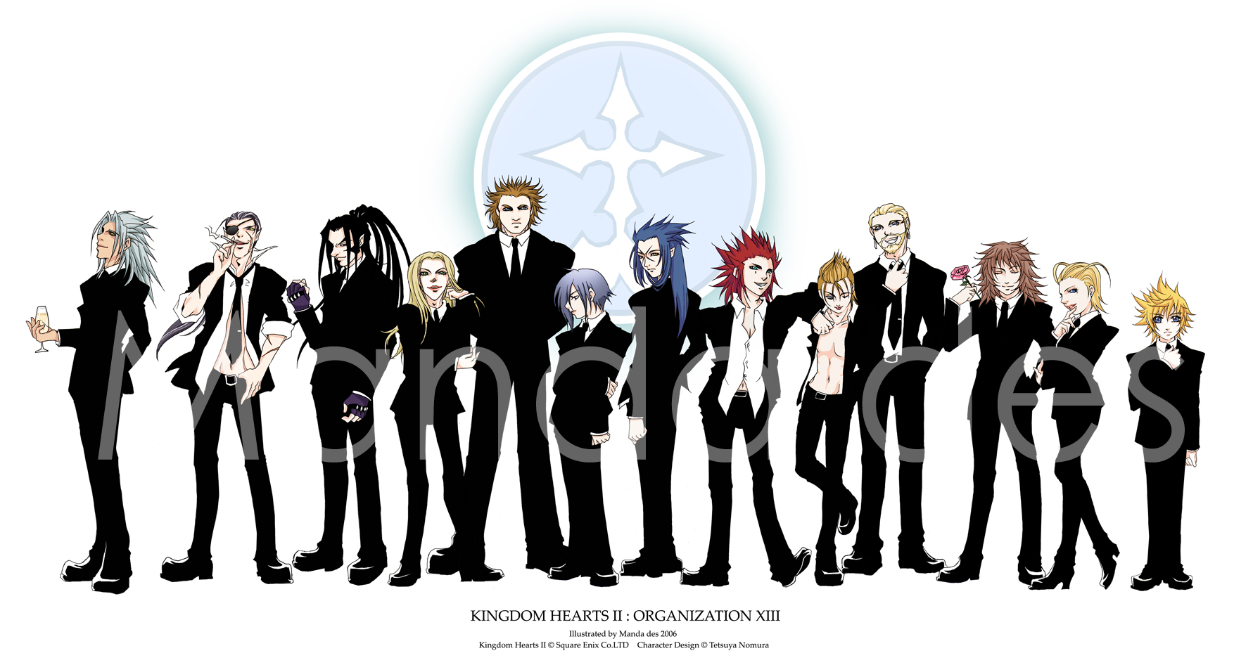 Organization XIII by mandachan