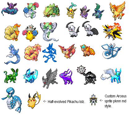 Custom Pokemon Sprites