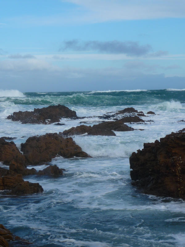 Stormy sea