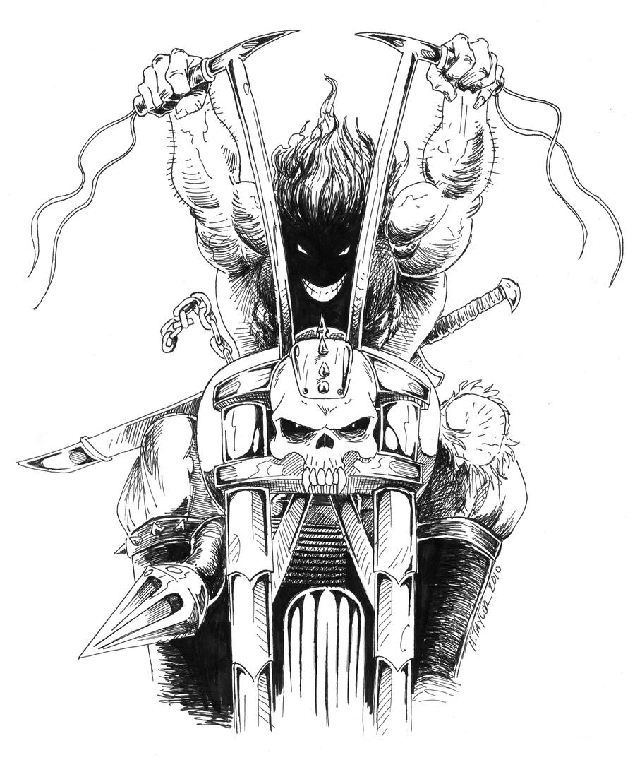 sketch_Ghost Rider by DOUGLASDRACO on DeviantArt