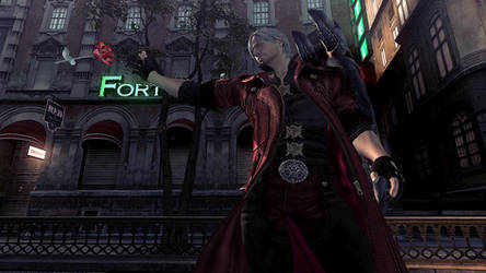 Dante along with Lucifer