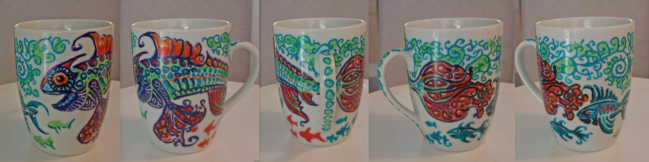Tropical Fishes Coffee Cup