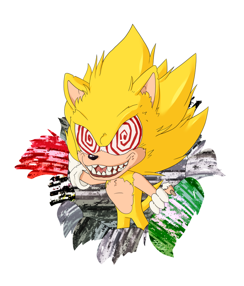 Fleetway Super Sonic, Fleetway super sonic by Magnum13 on deviantART