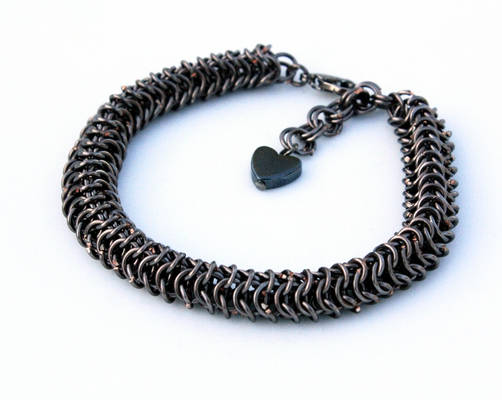 Gunmetal Interwoven Bracelet