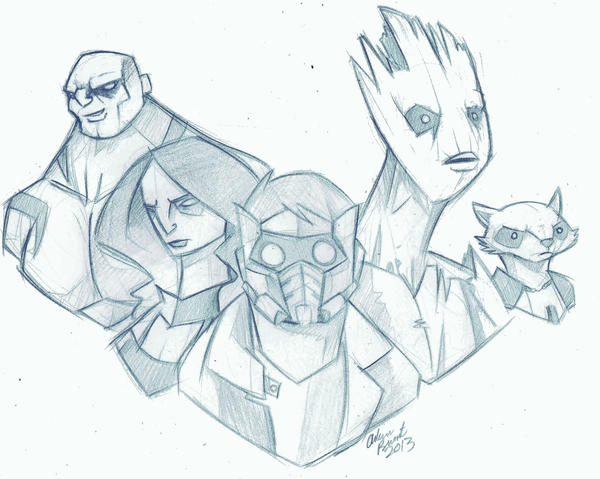 Guardians of the Galaxy sketch