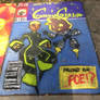 Gamma Girl Comic Cover (Chalk)