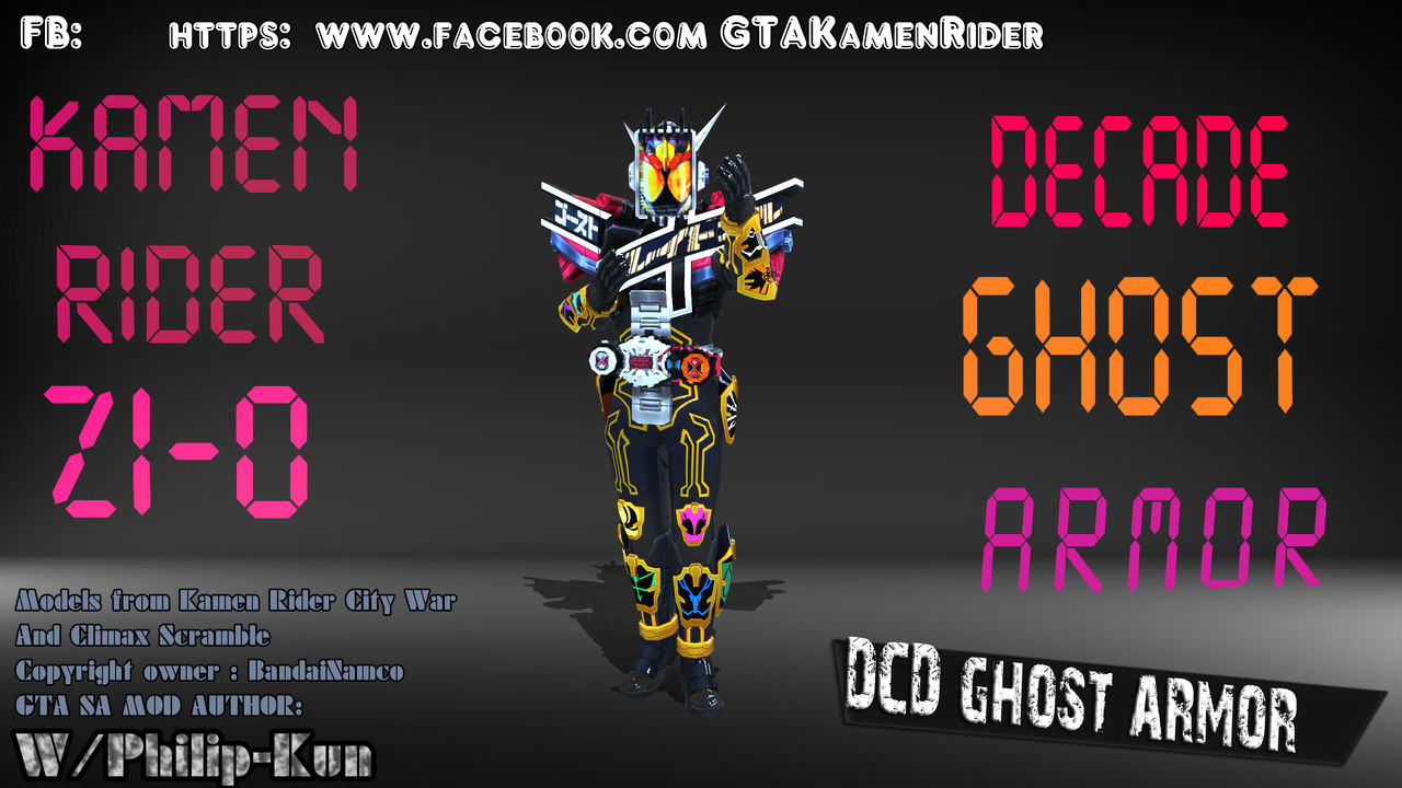 Kamen Rider Zi-O DCD Armor Ghost by WPhilip-Kun on DeviantArt