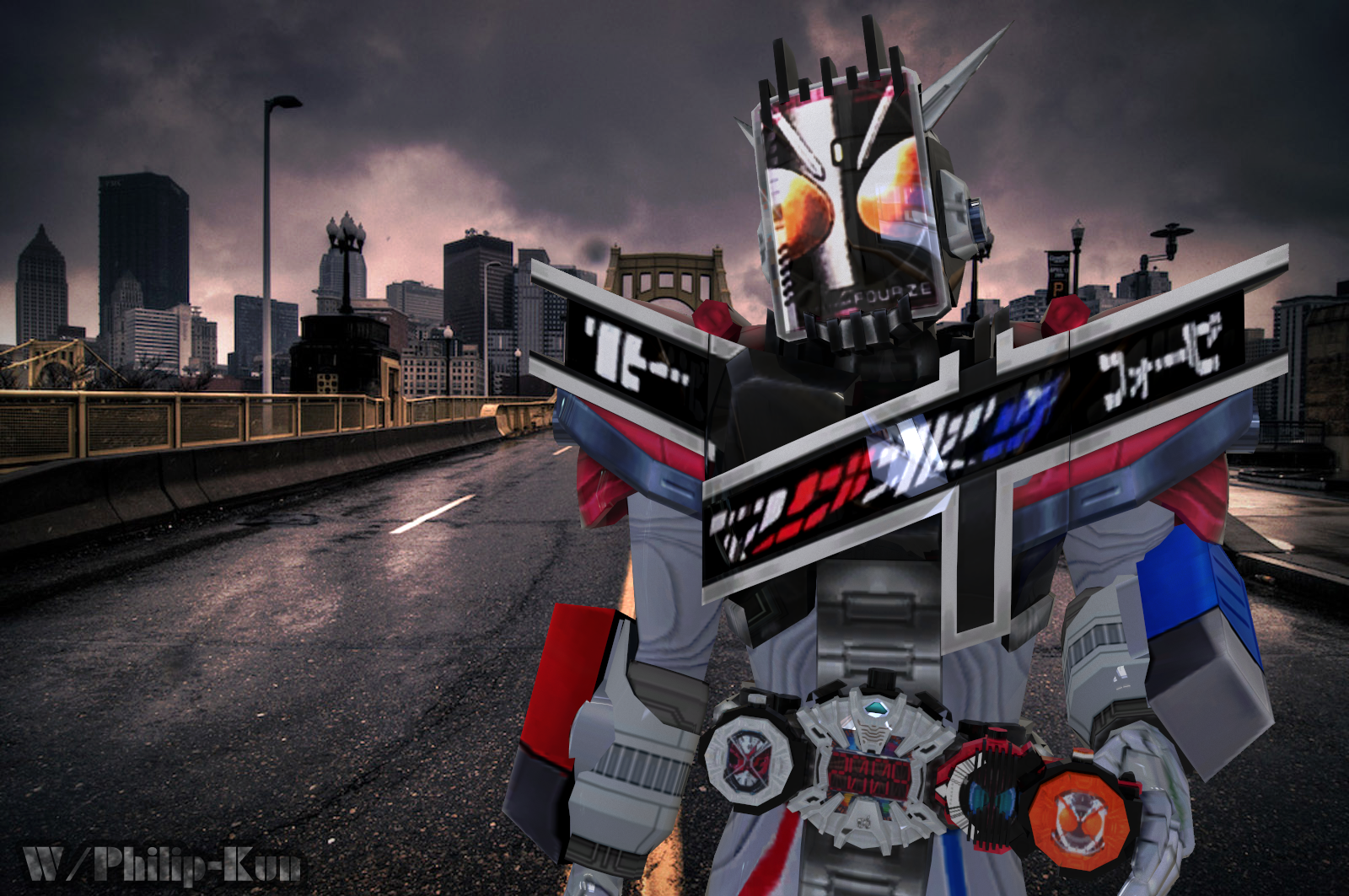 Kamen Rider Zi-O DCD Armor Fourze by WPhilip-Kun on DeviantArt