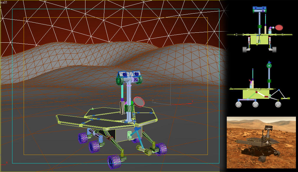 Mars Rover Frame Design Mars Rover Wireframe WIP by supernova7 on DeviantArt
