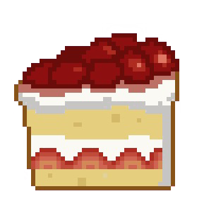 Strawberry Shortcake Pixel Art