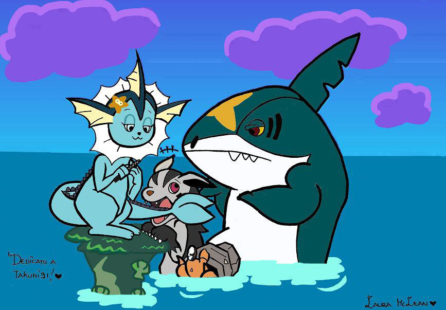 Zig and Sharko in Pokemon version