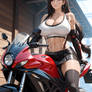 Tifa Lockhart - Biker Babe