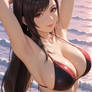 Tifa Lockhart - Posing By The Sea
