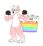 Rainbow cake Anthro Dog OTA (CLOSED)