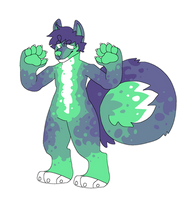 Green+Purple Anthro Dog OTA (CLOSED)