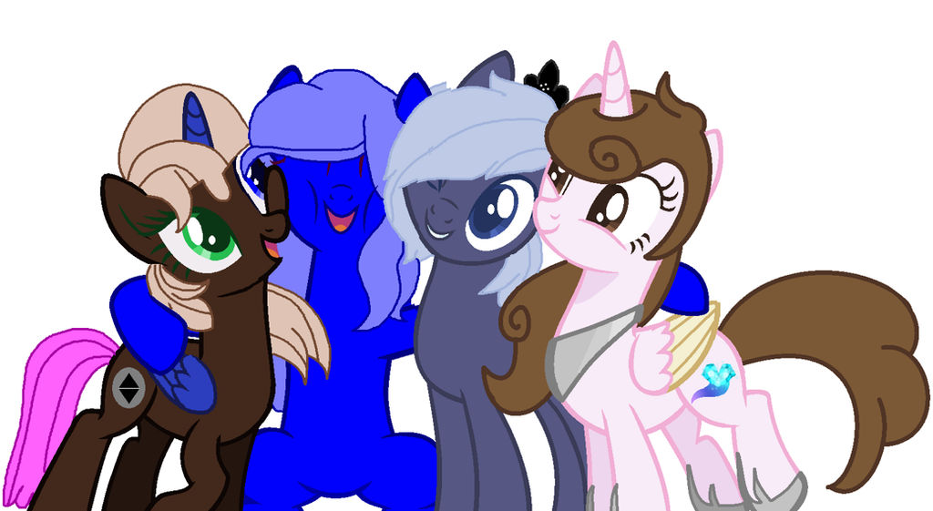 mlp group hug COLLAB by Venomous-CookieTwT on DeviantArt