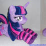 Laying Princess Twilight Sparkle (closed wings)