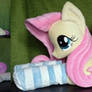 Life-size(laying down) Fluttershy plush with socks