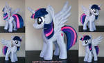 Alicorn Twilight Sparkle plush by agatrix