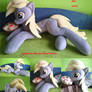 Life size (laying down) Derpy plush SOLD