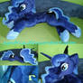 Life size (laying down) Luna plush