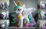 Princess Celestia plush by agatrix