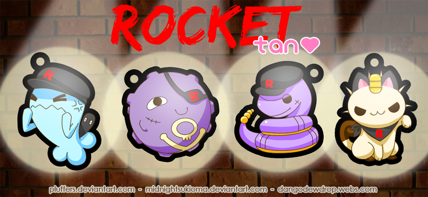 Rocket-Tan Charms