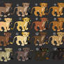 Lion-King-Cub-Adoptables (girls) open ( 1 $ each)