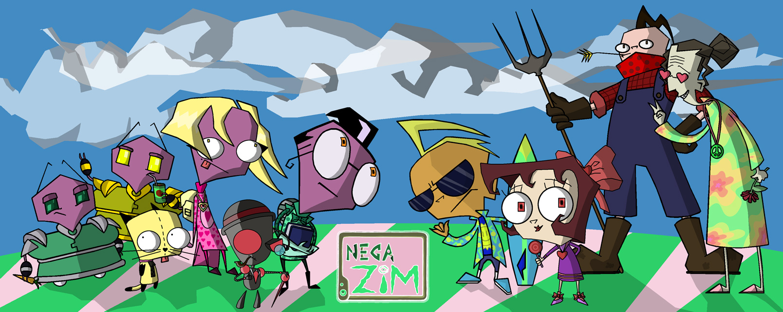 Nega-Zim Group Shot of Doom