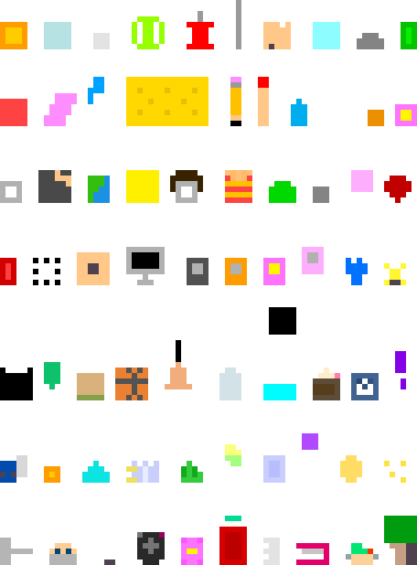 BFDI Characters  Pixel characters, Pixel art maker, Pixel art