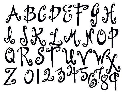Curly Writing Style Curly font by Amilio1231st on DeviantArt
