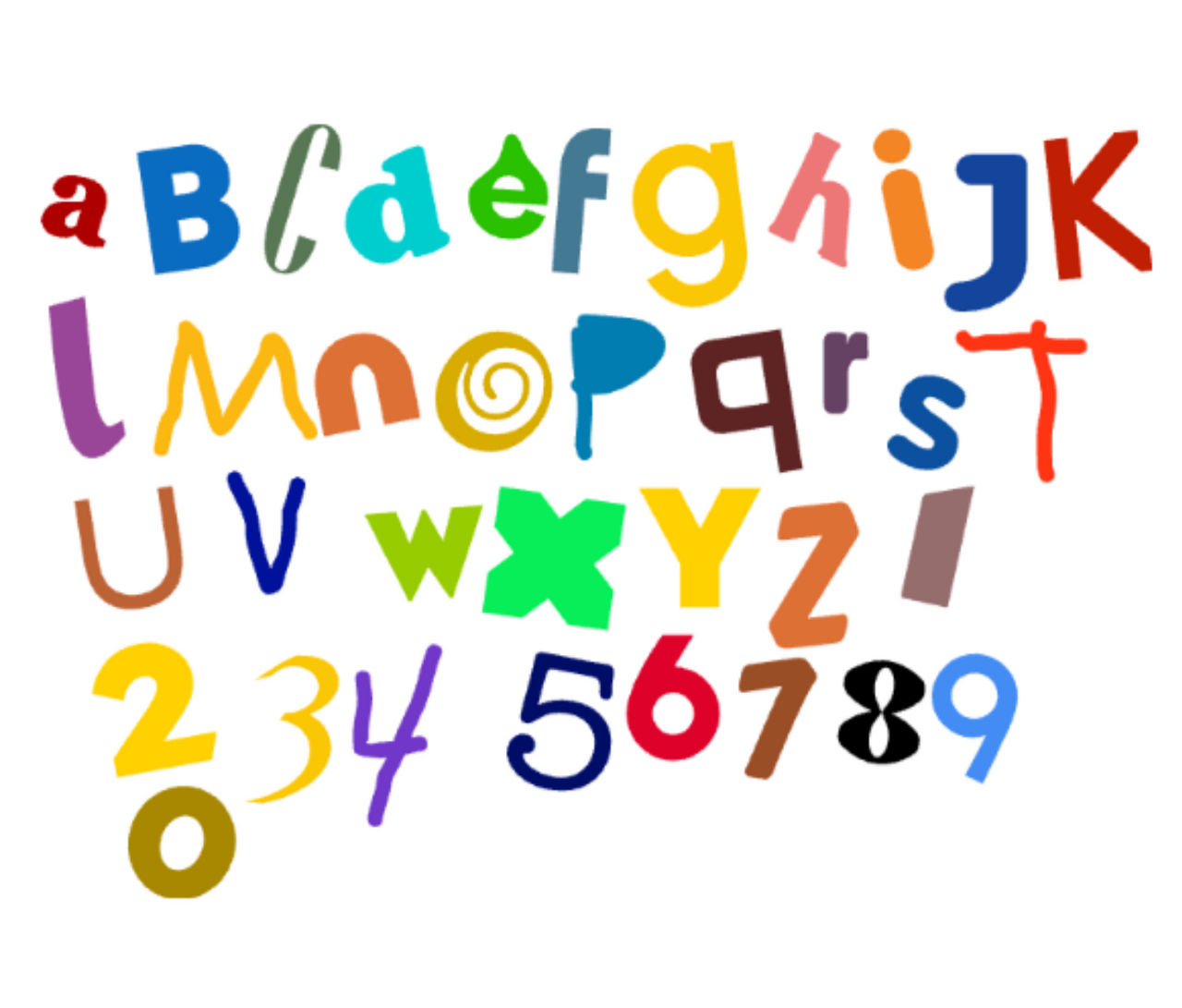 Corus Alphabet and Numbers 2 by Amilio1231st on DeviantArt